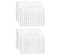 Fenteer 5 Pièces Tampons Meubles Ronds EVA Isolation Bruit Autocollants Blancs Multi-usages Conviennent à La Protection Mobiliers Appareils Bricolage, 10 Feuilles