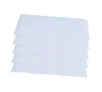Fenteer 5 Pièces Toile de Pluie Ruche Protection Toit Accessoires Anti-déchirure Faciles à Installer Film PVC Imperméable Convient pour Apiculture Extérieur, Blanc