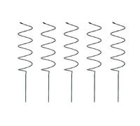 Fenteer 5 Pièces Tuteurs Plantes Grimpantes Supports de Croissance Tours de Soutien Accessoires de Jardin Fer Résistant Adaptés Au Potager Pelouse Décoration, Spirale 5 Pièces