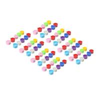 Fenteer 50 Pcs Bagues Anneaux De Jambes pour Perles De Volaille Canaries Hatch Perroquet Perroquet