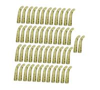 Fenteer 50 Pièces Déflecteurs de Montage Manchons Aligneurs de Ligne Tubes Anti-emmêlement Accessoires pour Hameçons Améliorent Le Mouvement du Montage Adapt, 9mm