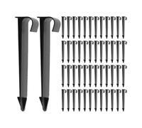 Fenteer 50x Piquets de Jardin pour Ancrage, Piques pour Système D'Irrigation, 11.5cmx1.8 Cm