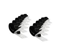 Fenteer 6 Pièces Sangles pour Bâche Solaire Piscine Attache Rouleau Accessoire Piscine Installation Facile PP Adapté à Piscine Enterrée Stockage Bâche, 12 Pièces