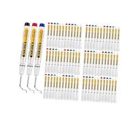 Fenteer 75 Marqueurs à Tête Longue pour Trous Profonds avec Une Longue Pointe pour écrire sur