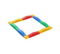 Fenteer 8 Pièces Poutre D'Équilibre Parcours D'Obstacles Jeu D'Activité et Jouet de Coordination En PP Robuste Adapté pour L'Apprentissage Ludique Des Enfant, 12 pièces arc-en-ciel