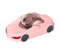 Fenteer Accessoire de Jeu pour Hamster avec Roue et Balle Transparente, Rose
