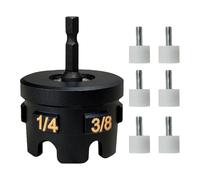 Fenteer Accessoire de Perceuse à Fermeture éclair pour écrous - Extraction Rapide Des écrous et Boulons - Écrou à Tige Hexagonale Portable