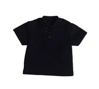 Fenteer Action Figure Chemise T-Shirt Haut Mannequin Accessoire en Tissu Classique pour Vêtements de Poupée 1/9 Musculaire Adapté à La Collection Exposition P, Noir