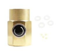 Fenteer Adaptateur de Bouteille Connecteur CO2 Cylindre Connexion TR21.4 à W21.8-14 Fonction Anti-fuite Convient à La Cuisine Maison Brassage, Tr21 4 à W21 8 14