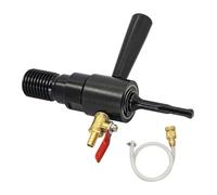 Fenteer Adaptateur de Perçage pour Couronnes avec Système D'Injection D'Eau Kit D'Accessoires Solides Efficacité Maximale Facilité de Montage Adapté pour Maç, Poignée Ronde
