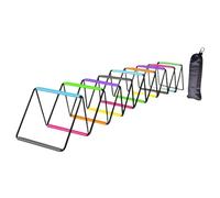 Fenteer Agility Ladder Échelle D'Agilité Outil de Coordination Rapidité Installation Facile Carbone Tressé Conçue pour Exercices Équipes Sportives Centres Édu, 20 Grilles, 800 Cm X 40 Cm