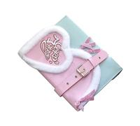 Fenteer Album Photo Pochette Photocard Reliure Anneaux DIY Carnet Porte-cartes Couverture Douce En Peluche et Aux Collectionneurs Décoration, Livre de Cartes