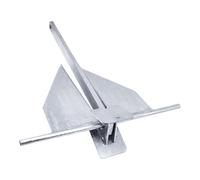 Fenteer Ancre Bateau Accessoire Matériel de Mouillage Acier Galvanisé Robuste Fonction Ancrage Stable Adaptée Navigation Pêche Loisirs Nau, 8,5 LB