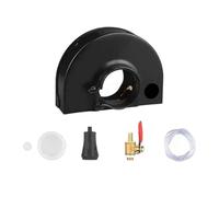 Fenteer Angle Grinding Tools Ensemble de Protection Capot Collecteur de Poussière Accessoire de Meulage Couverture Étanche En Acier Carbone Adapté pour, Diamètre 120mm