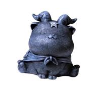 Fenteer Animal de Compagnie pour Le Thé Statue de Chat Unique En Résine Figurine Décorative Sculpture de Table Objet de Collection Approprié pour La Cérémoni, D