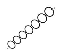 Fenteer Anneau d'enrichissement pour Serpents Anneaux cerceaux pour Serpents Chaîne Suspendue Installation Facile Perroquet Lézard Gecko Anneaux, 7 Anneaux
