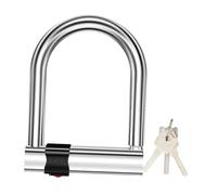 Fenteer Antivol Vélo U Antivol Antivol Acier Inoxydable Serrure Résistante Coupe Hydraulique Étanche Facile à Utiliser Convient Aux Cyclistes Déplacemen, avec 3 Clés
