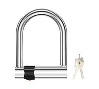 Fenteer Antivol Vélo U Antivol Antivol Acier Inoxydable Serrure Résistante Coupe Hydraulique Étanche Facile à Utiliser Convient Aux Cyclistes Déplacemen, avec 2 Clés