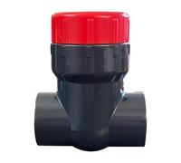 Fenteer Aquarium Contrôle Valve pour Ajuster Le Débit D'Eau Silencieux Robinet de Fermeture Vanne de Régulation Accessoire de Maintenance Adapté pour Aquarium, 25mm