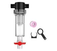 Fenteer Aquarium Filtre Interne Nettoyeur Déchets Pompe Circulation Système PC Transparent Étanche avec Anneau Silicone Convient pour Le Nettoyage Régulier de, Filetage Mâle 40 Mesh