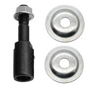 Fenteer Arbre Adaptateur D'Arbre de Moteur Bielle de Polissage Filetée Axe de Rectifieuse Connecteur de Roue En Acier Robuste Adapté pour Ateliers D, Trou Intérieur 1.2