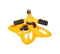 Fenteer Arroseur Rotatif pour Jardin, pulvérisateur d'eau oscillant, arroseur Automatique pour Grande Surface de pelouse pour Plantes de Serre, Jaune