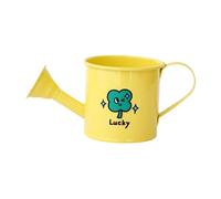 Fenteer Arrosoir Miniature Petit Arrosoir pour Plantes Bouteille D'Arrosage Outil de Jardinage Jouet de Simulation Métal Design Mignon Adapté Aux Garçons Fill, Jaune