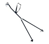 Fenteer Attelage de Vélo pour Remorque avec Connecteur de Quincaillerie, avec Tige