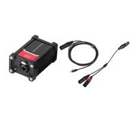 Fenteer Audio Isolator Box Boîte Isolante Audio Dispositif Directe avec Commutateur de Terre Manuel Boîtier Anti-interférences Multifonction avec Co, avec Câble