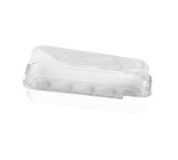 Fenteer Bac de Semis Plateau de Propagation Mini Serre de Culture Kit de Démarrage avec Couvercle Transparent et 10 Alvéoles Adapté pour La Maison Le Jardin, Blanc