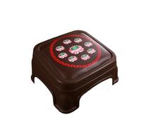 Fenteer Banc de Prière Ergonomique en Mousse PP Stable et Confortable pour Méditation à Genoux Pratique Religieuse à Domicile et Temple, 56.5cmx44.5cmx26cm