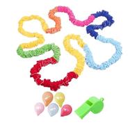 Fenteer Bande Élastique Coopérative Jeu de Cohésion D'Équipe Corde Extensible Anneau de Ralliement en Tissu Flexible pour La Coordination Adapté pour Les SPO, 400 Cm