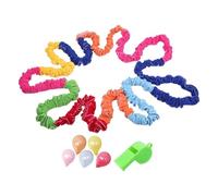 Fenteer Bande Élastique Coopérative Jeu de Cohésion D'Équipe Corde Extensible Anneau de Ralliement en Tissu Flexible pour La Coordination Adapté pour Les SPO, 500 Cm