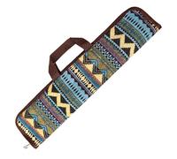 Fenteer Barbecue Fourchette Sac de Rangement Sac à Outils Gril Pochette pour Brochettes Fonction Pliable Tissu Oxford Adapté Au Camping Pique-Nique Jardin Ran, Tenir 7 Fourchette