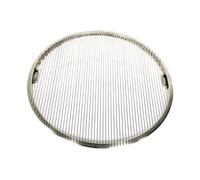 Fenteer Barbecue Grill Net Grille Barbecue Ronde Accessoire Grillage Cuisson Acier Inoxydable Surface Antiadhésive Adapté à La Cuisine Maison et Fêtes en, 29.5 Cm