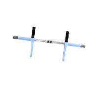 Fenteer Barre D'Entraînement pour Les Jambes Appareil de Fitness Multifonctionnel Tige pour Cuisses Outil pour Épaules en PP et Acier Inoxydable Adapté pour U, Bleu