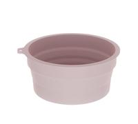 Fenteer Bassin de Lavage Pliable Bassine Ronde Bac à Vaisselle Panier de Lavage Conçu En Silicone Léger et Pliable Adapté à La Maison Camping Rangement, Rose