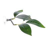 Fenteer Betta Feuille Hammac Ventouse Plante Décor Aquarium Repos Cachette Matériau PP Fonction Lieu Ponte Convient à L'Élevage Repos Décoration Aquarium, 1 Pcs