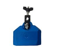 Fenteer Bloc de Percussion Musical Instrument Latin Tambour Accessoire de Rythme Matériau Résistant Convient Aux Musiciens Débutants Enseignement Représentati, Bleu, M
