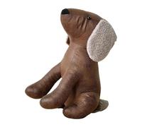Fenteer Bloque-porte Cale-porte Animalier Arrêt de Porte En Tissu Figurine Lestée de Chien Ornement de Maison Doux Au Toucher Adapté pour Le Salon et La Cham, Se Lever