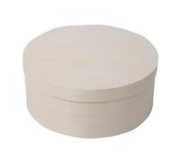Fenteer Boîte à Gâteau en Bois Récipient Portable Boîte de Rangement Organisateur Multifonctionnel avec Couvercle de Grande Capacité Adapté pour Les Fêtes D', M