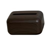 Fenteer Boîte à Mouchoirs Boîte à Serviettes Support à Papier Distributeur de Mouchoirs En Pp Élégant Rétro Facile à Utiliser Adaptée à La Maison Chambr, Couleur Foncée