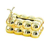 Fenteer Boîte à Mouchoirs Rectangulaire Porte-mouchoirs Conteneur Organisateur Moderne En Pp Compact pour Bureau Salon Salle de Bain Convient à La Décoration, Lapin Assis