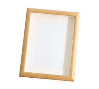 Fenteer Boîte à ombres, cadre, vitrine, décoration murale, collection de récompenses en bois, images élégantes, cadre photo, présentoir de fleurs séchées, 12 Pouces