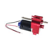 Fenteer Boîte de avec Moteur à Grande Pièces pour Véhicule Ensemble de Remplacement D'Engrenages En Métal Robuste Adapté pour L'Amél, Rouge