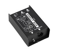 Fenteer Boîte de Direct Unité DI Passive Boîtier Audio En Métal Module de Scène avec En Caoutchouc Protecteurs Adapté pour Musiciens sur Scène Professi, Mono