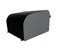 Fenteer Boîte de Hip Thrust Équipement de Gym Banc d'exercice et Plateforme pour Pont Fessier en Cuir PU Adaptée pour Fitness Sauts et Musculation, Gris-Noir