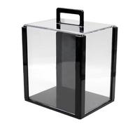 Fenteer Boîte de rangement en acrylique pour jetons, étui de transport pour salle de jeux commerciale, fête, Boîtier Vide