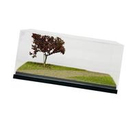 Fenteer Boîte de rangement et vitrine pour maquette de voiture Hot Diecast Wheels au 1/64, représentant un sablonneux simulé.