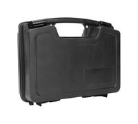 Fenteer Boîte de Rangement Matériel Portable Organisateur à Double Face avec Fermeture Sécurisée En Pp Résistante à La Poussière et à L'Eau Adaptée pour Voyag, Noir